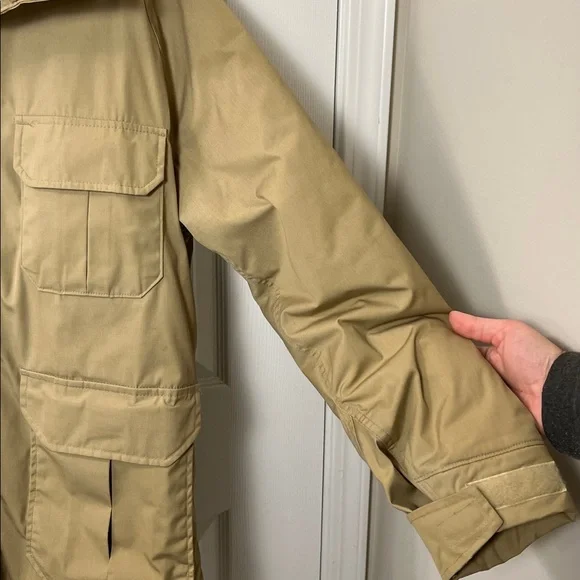Woolrich Vintage Insulated Timber Jacket Coat Men's size XL tan USA with Hood